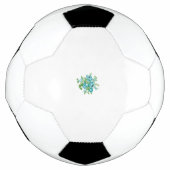 Decoratieve stijl, Mint Cream, Vormt blauw, Blauwg Voetbal (Voorkant)