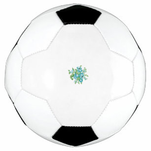 Decoratieve stijl, Mint Cream, Vormt blauw, Blauwg Voetbal
