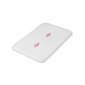 Decoratieve stijl, warm roze, Antiek messing Badmat (Gekanteld)