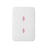 Decoratieve stijl, warm roze, Antiek messing Badmat (Voorkant Verticaal)