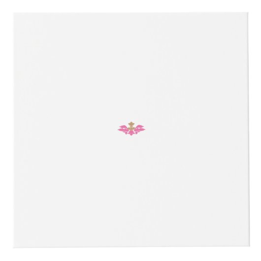 Decoratieve stijl, warm roze, Antiek messing Kubus (Rechts)