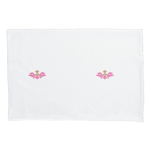 Decoratieve stijl, warm roze, Antiek messing Kussensloop (Voorkant)