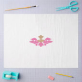 Decoratieve stijl, warm roze, Antiek messing Tissuepapier (Craft)