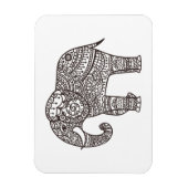 Decoratieve stijlolifant magneet (Verticaal)