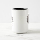 Decoratieve stijlolifant mok (Midden)