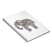 Decoratieve stijlolifant notitieboek (Rechterzijde)