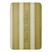 Decoratieve streepprint badmat (Voorkant Verticaal)