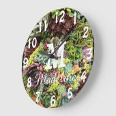 Decoratieve succulenten grote klok (Hoek)