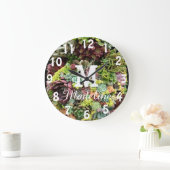 Decoratieve succulenten grote klok (Huis)