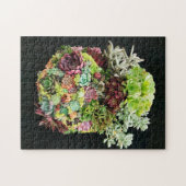 Decoratieve succulenten legpuzzel (Horizontaal)