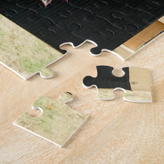 Decoratieve succulenten legpuzzel (Zijkant)