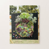 Decoratieve succulenten legpuzzel (Verticaal)