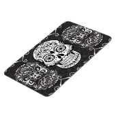 Decoratieve suiker Zwarte witte gothische romp Magneet (Linkerzijde)