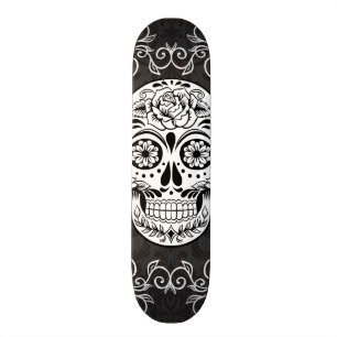 Decoratieve suiker Zwarte witte gothische romp Persoonlijk Skateboard