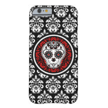 Decoratieve suikerschedel met demasinrichting