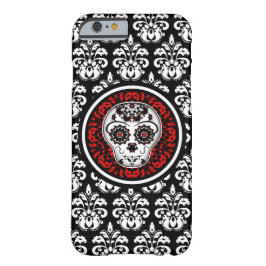 Decoratieve suikerschedel met demasinrichting Case-Mate iPhone case