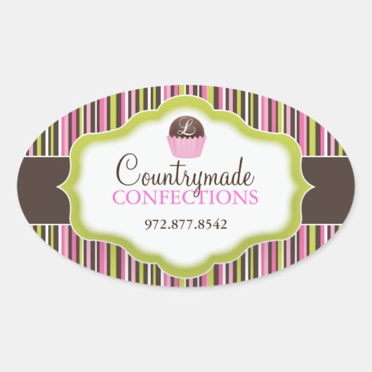 Decoratieve taart bijt Stickers (Voorkant)