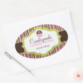 Decoratieve taart bijt Stickers (Envelop)