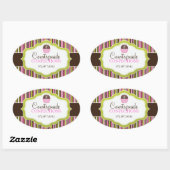 Decoratieve taart bijt Stickers (Vel)