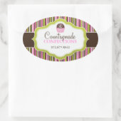 Decoratieve taart bijt Stickers (Tas)