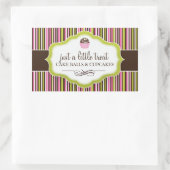 Decoratieve taart bijt Stickers (Tas)