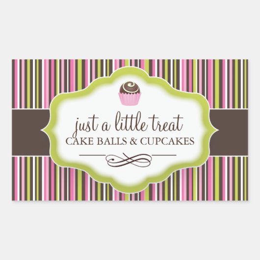 Decoratieve taart bijt Stickers (Voorkant)