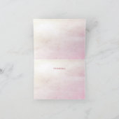 Decoratieve taart roze boog dank u kaart (Binnen)