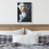 Decoratieve tabel (Efemeer) Canvas Afdruk (Insitu (Slaapkamer))