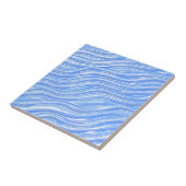 Decoratieve Tegel Elektrisch Blauw Stromend Water Tegeltje (Zijkant)