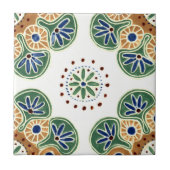 Decoratieve tegel met een herhaald ontwerp tegeltje (Voorkant)