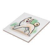 Decoratieve tegel Shiba Inus Tegeltje (Zijkant)