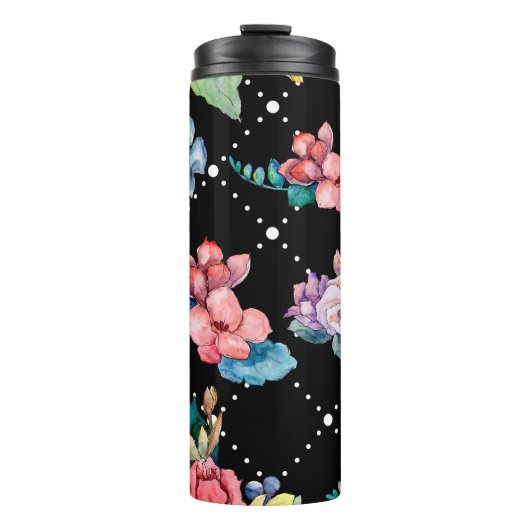 Decoratieve tegel tegels ontwerpen marbleabstract, thermosbeker (Voorkant)