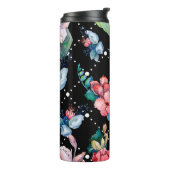 Decoratieve tegel tegels ontwerpen marbleabstract, thermosbeker (Gedraaid links)