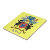 Decoratieve tegel van de Azoren* Tegeltje (Zijkant)