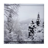 Decoratieve tegel van het meer Nojiri Tegeltje (Voorkant)