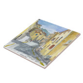 Decoratieve tegel voor Franse Streetscape Tegeltje (Zijkant)