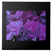 Decoratieve Tegels - Abstracte tinten van Paarse Tegeltje (Voorkant)