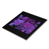 Decoratieve Tegels - Abstracte tinten van Paarse Tegeltje (Zijkant)