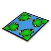 Decoratieve Tegels - Frogs Doodle Tegeltje (Zijkant)