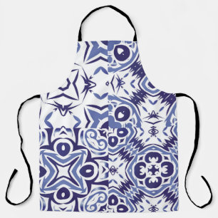 Decoratieve tegels van keramische azulejo. Fashion Schort