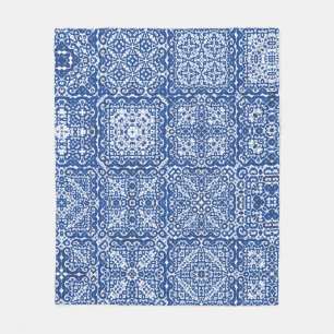 Decoratieve tegels van keramische azulejo. Kleurco Fleece Deken