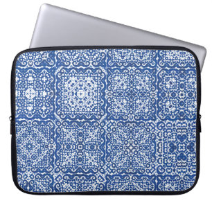 Decoratieve tegels van keramische azulejo. Kleurco Laptop Sleeve