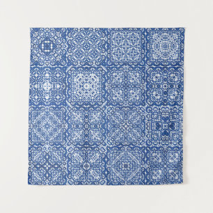 Decoratieve tegels van keramische azulejo. Kleurco Wandkleed
