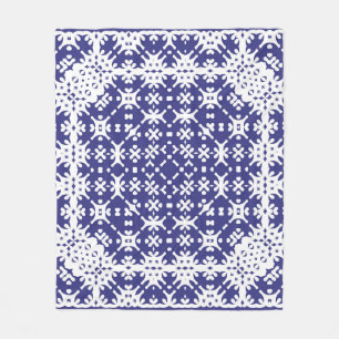Decoratieve tegels van keramische azulejo. Minimal Fleece Deken