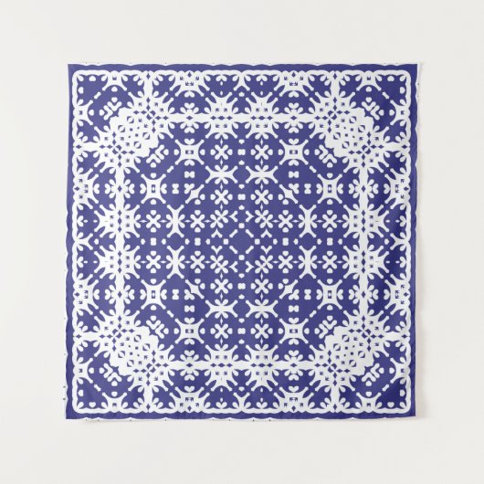 Decoratieve tegels van keramische azulejo. Minimal Wandkleed (Voorkant)