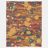 Decoratieve textuur van de heer Alexander Pope Fleece Deken (Voorkant)