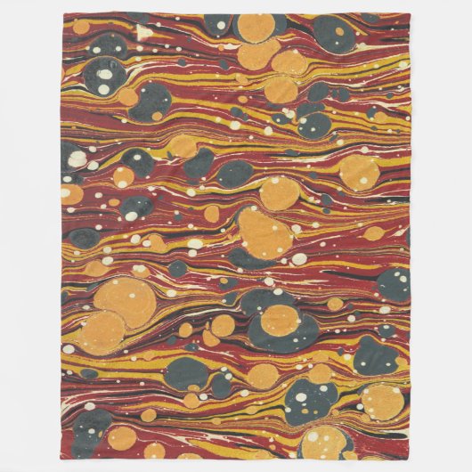 Decoratieve textuur van de heer Alexander Pope Fleece Deken (Voorkant)