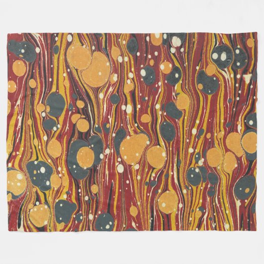 Decoratieve textuur van de heer Alexander Pope Fleece Deken (Voorkant (Horizontaal))