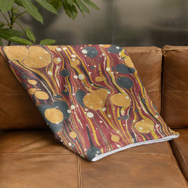 Decoratieve textuur van de heer Alexander Pope Fleece Deken