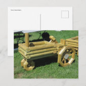 Decoratieve trekker briefkaart (Voorkant / Achterkant)